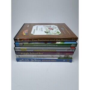 Kids DVD Lot Magic School Bus Schoolhouse Rock Dr Seuss Lincoln
